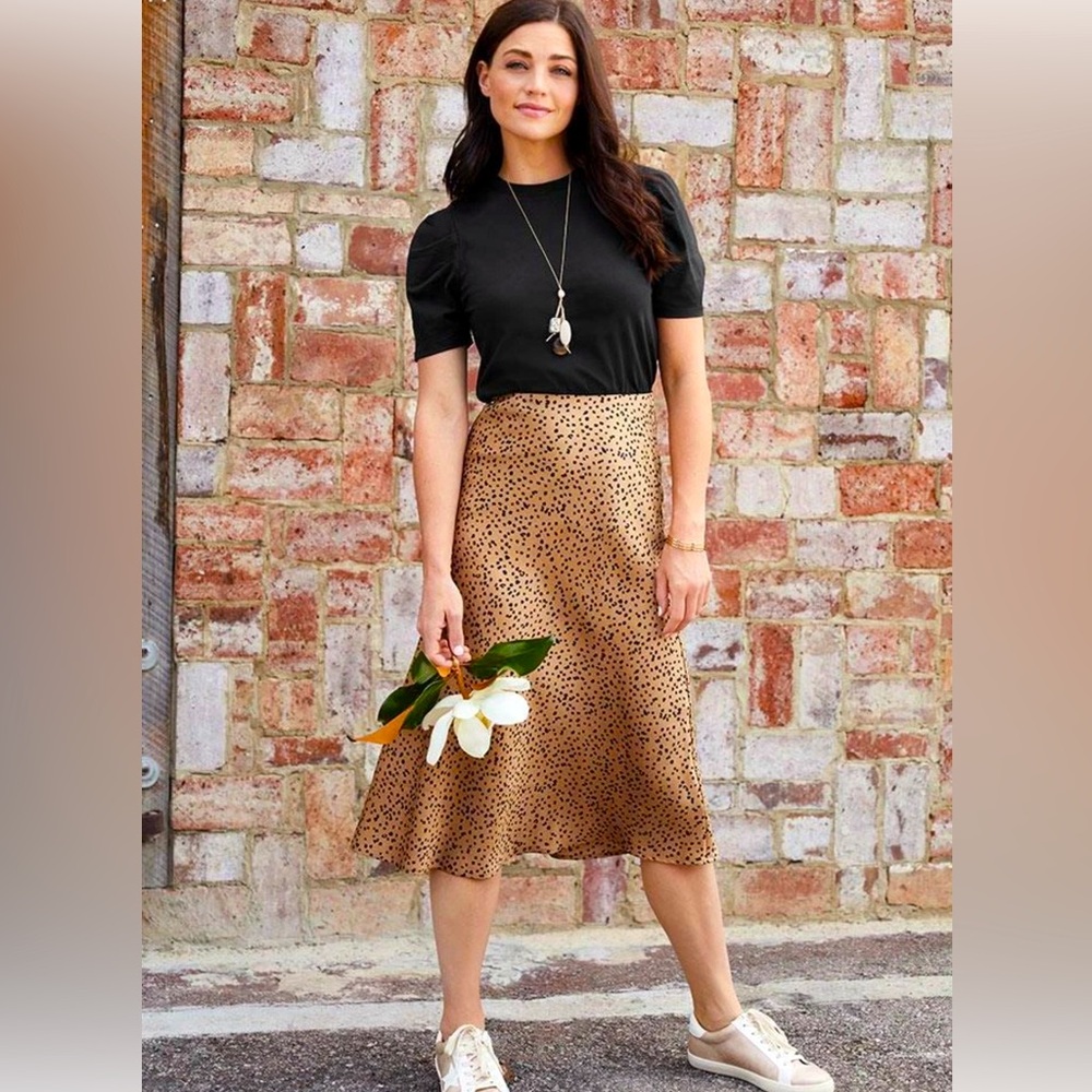 Matilda Jane Good Hart Urban Skirt Animal Print Size Large